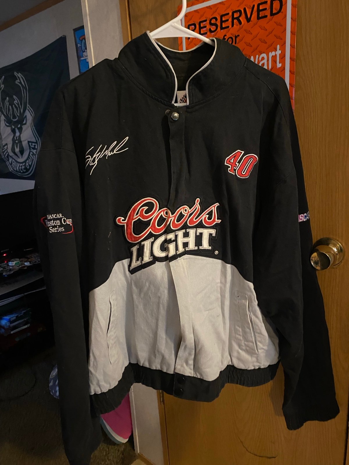 Nascar Coors Light sterling marlin Winners circle racing Jacket Men’s Large