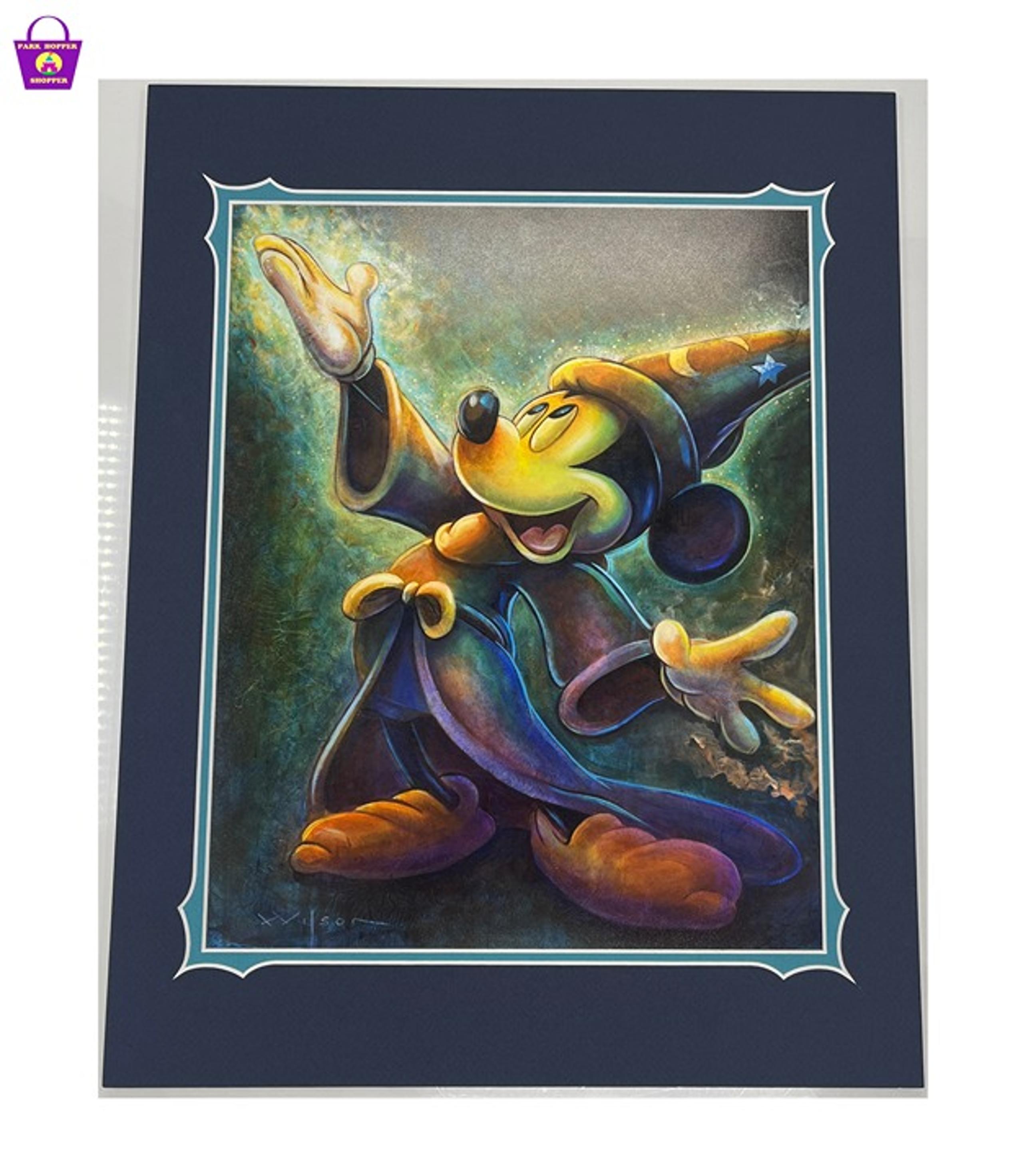 Mickey Mouse Fantasia Print by Darren Wilson