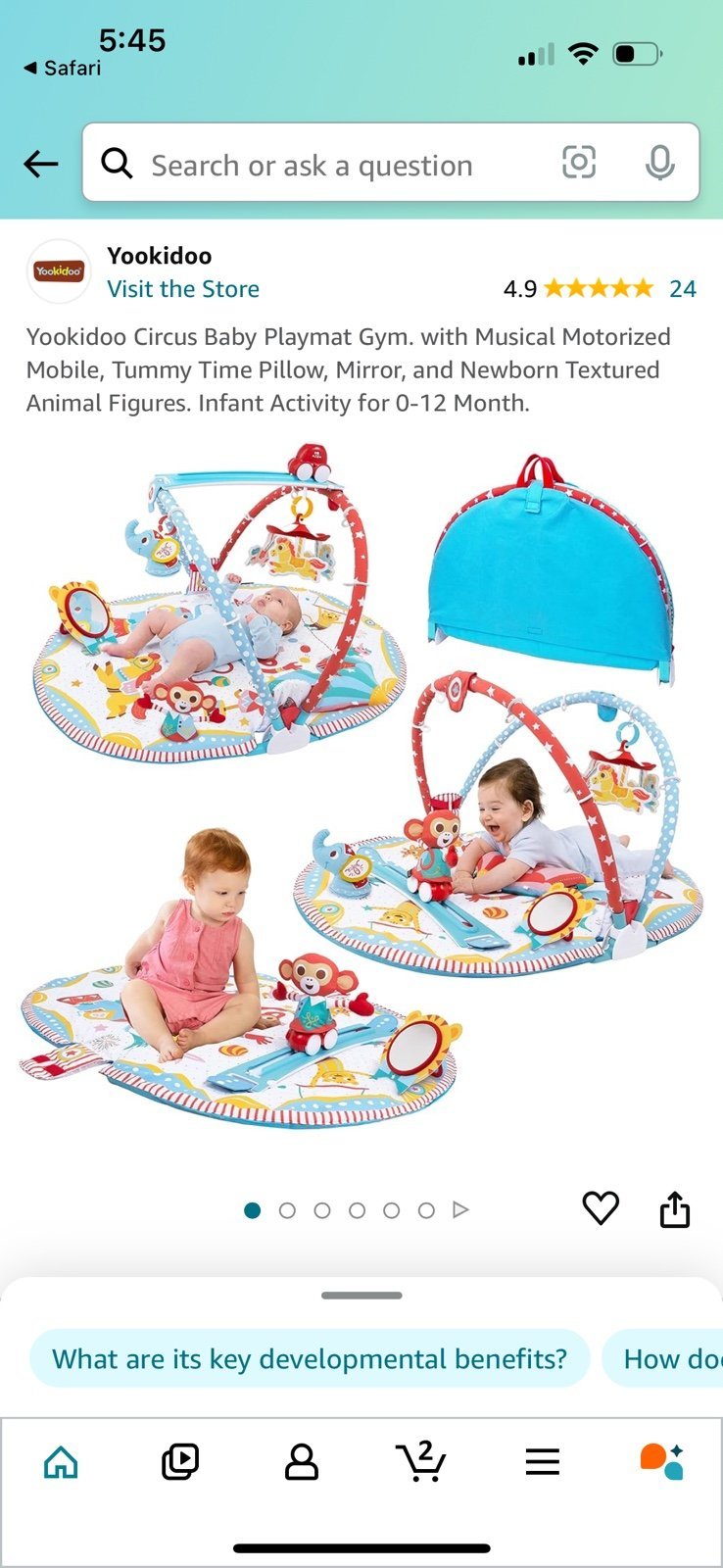 Yookidoo Baby Gym
