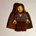 LEGO Star Wars Jedi Knight Bob Dark Gray Tunic Brown Hood Minifigure (2002)