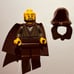 LEGO Star Wars Jedi Knight Bob Dark Gray Tunic Brown Hood Minifigure (2002)