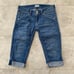 Hudson Jeans Malibu Capri Cuffed Denim Sz 25 Medium Washed