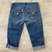Hudson Jeans Malibu Capri Cuffed Denim Sz 25 Medium Washed