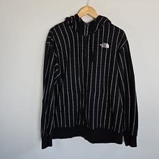 The North Face Mens All over print Never Stop Exploring full zip sweater Size XL