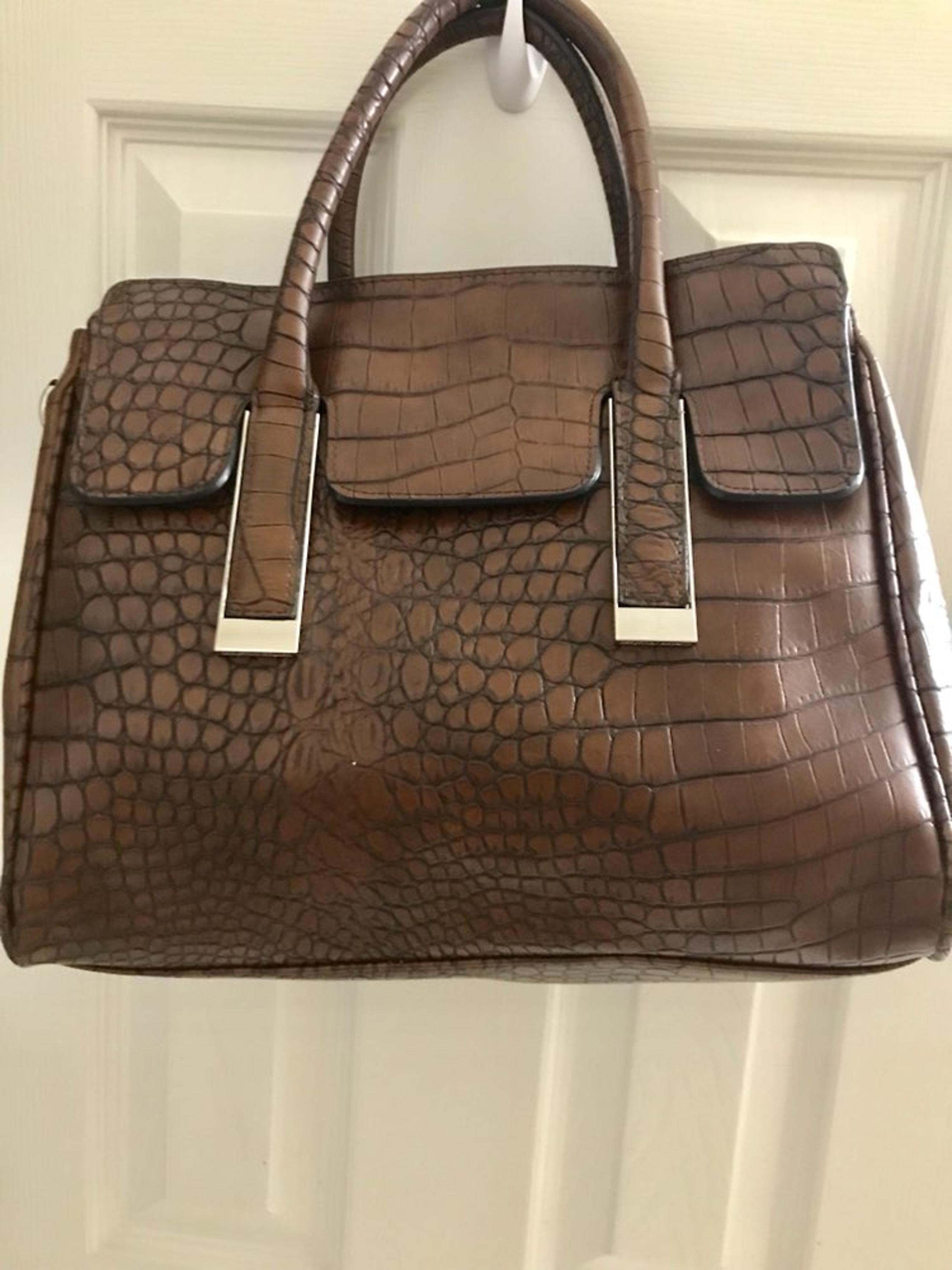 Christian Siriano Brown Shoulder Bag