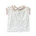 NWT Well Dressed Wolf Peter Pan Collar Red Piping 2T