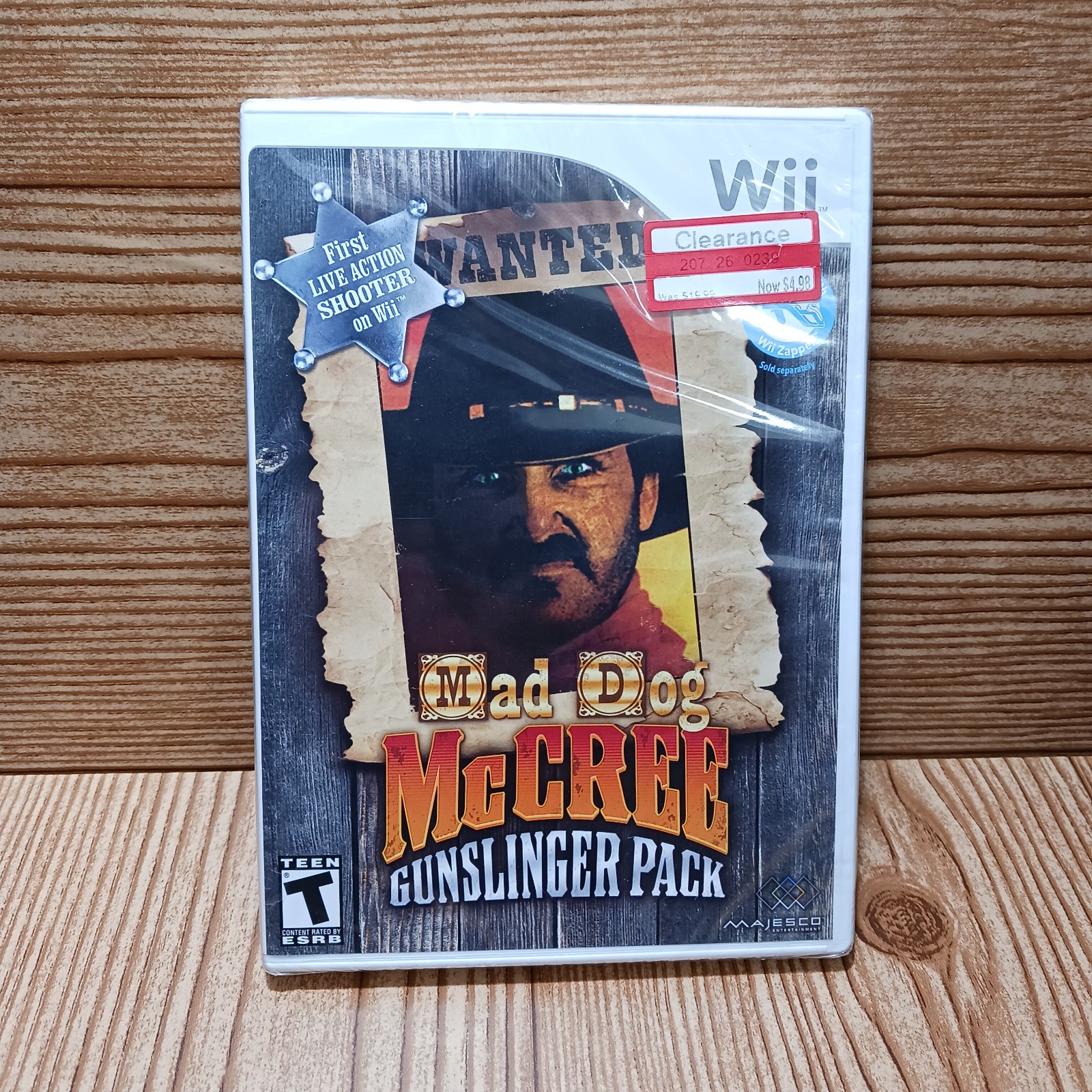 Mad Dog McCree Gunslinger Pack Wii (NEW SEALED)