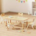 Kids Table and Chairs Set Height Adjustable Children Play Table Multi Activity