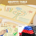 Kids Table and Chairs Set Height Adjustable Children Play Table Multi Activity