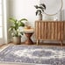 Dynamix Premium Sakarya Traditional Medallion Border Area Rug, Porcelain
