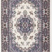 Dynamix Premium Sakarya Traditional Medallion Border Area Rug, Porcelain