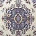 Dynamix Premium Sakarya Traditional Medallion Border Area Rug, Porcelain