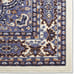 Dynamix Premium Sakarya Traditional Medallion Border Area Rug, Porcelain