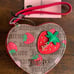 Juicy Couture Heart Zip Around Writlet