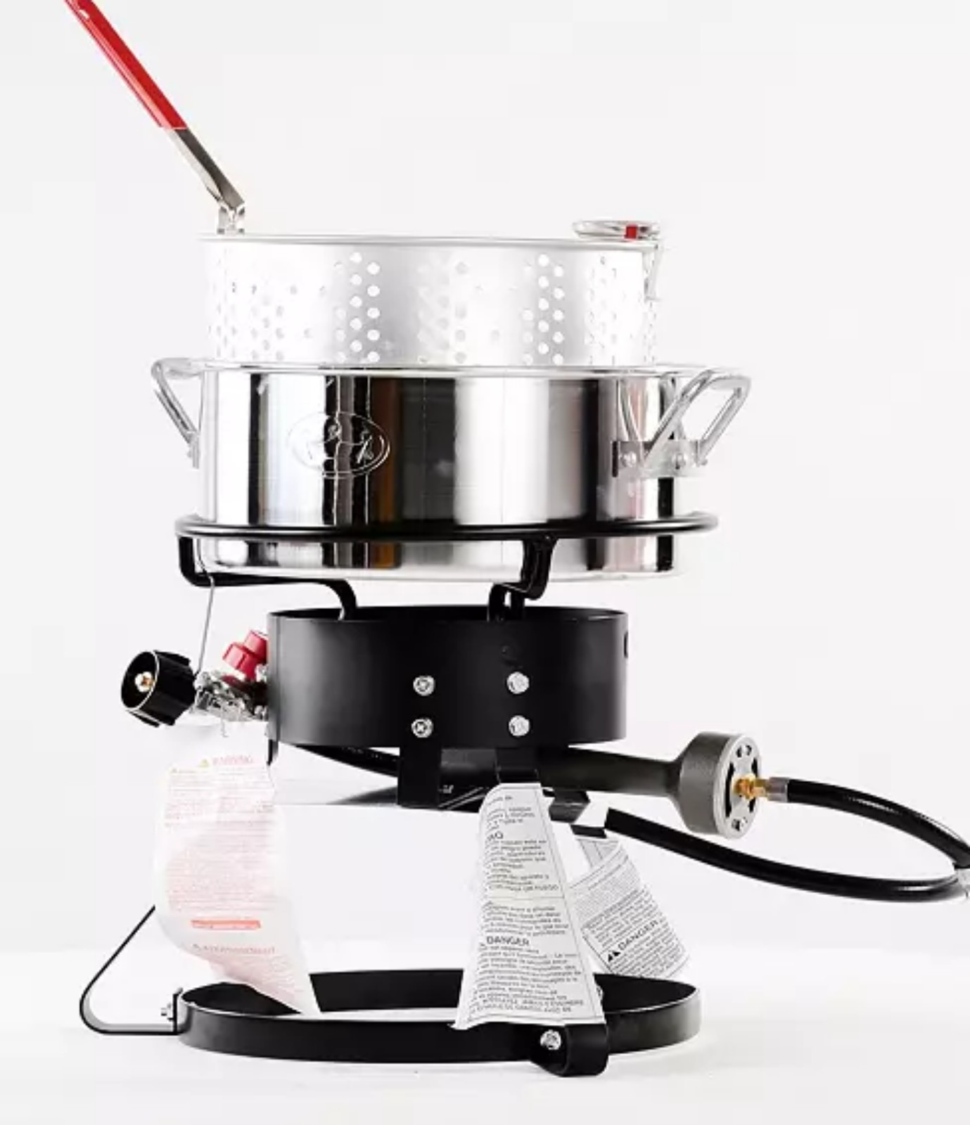 10-Quart Outdoor Cooking Package, Black, New 2023