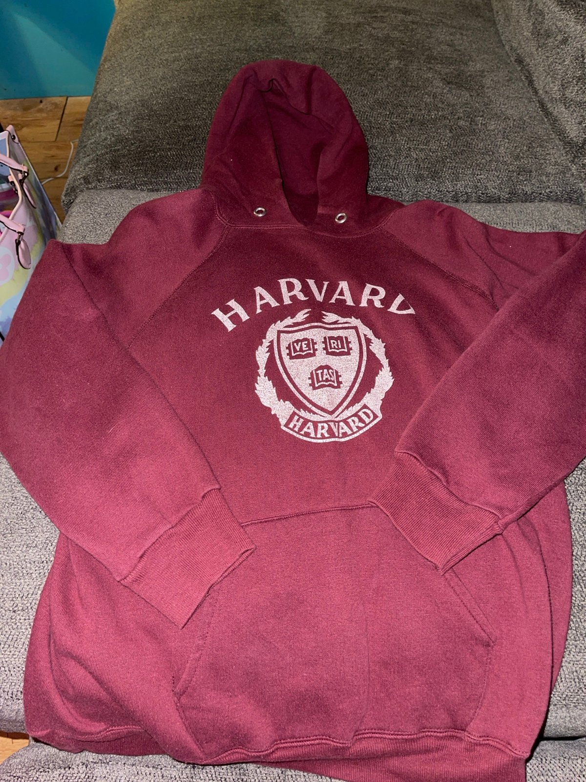 Womens Vintage Harvard Hoodie