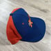Vintage New Era New York Knicks Hat Snapback NEW NBA Blue Orange Wool Cap