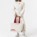 NWT Beis x The Lonely Ghost Travel Tote in Ghost White - LIMITED