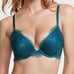 Victoria’s Secret 38DD Blue Sapphire Lace Shimmer Push Up Bra | NWT