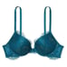 Victoria’s Secret 38DD Blue Sapphire Lace Shimmer Push Up Bra | NWT