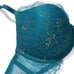 Victoria’s Secret 38DD Blue Sapphire Lace Shimmer Push Up Bra | NWT