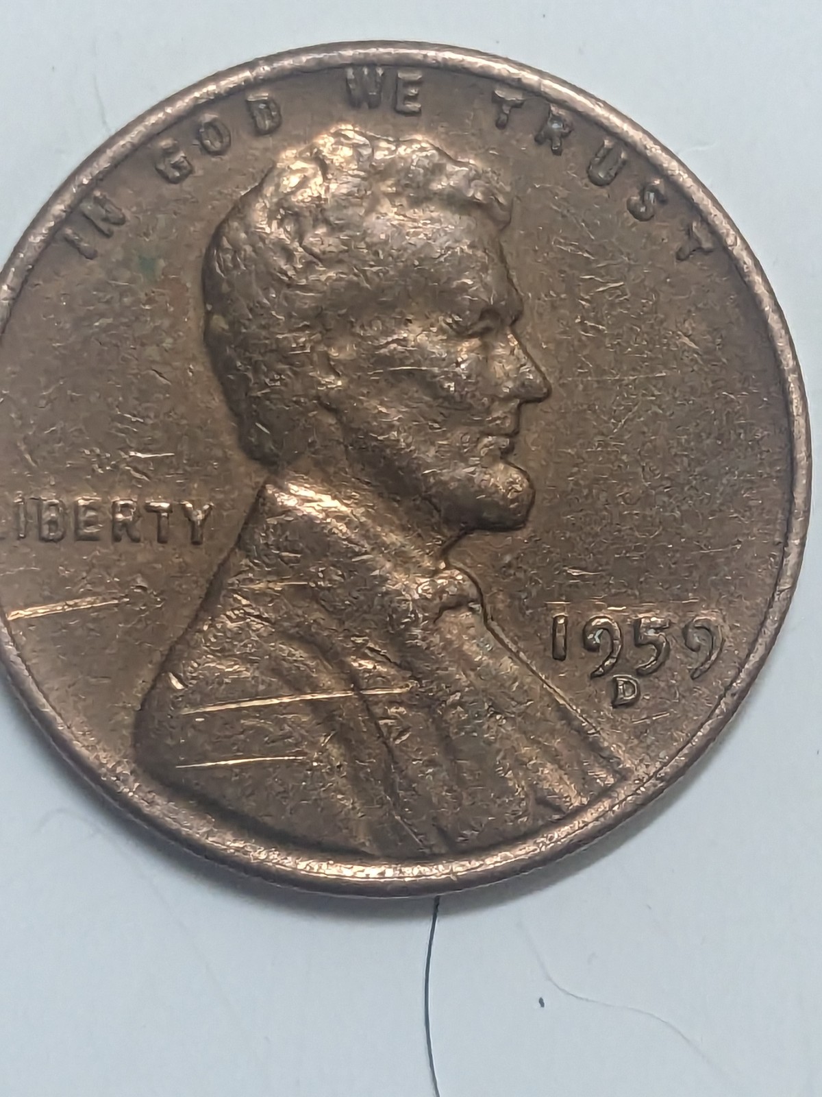 1959 mint mark D penny