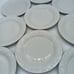 Vtg Tabletops Unlimited Fruit De Blanc Embossed Set Of Nine 7.5 Salad Plates