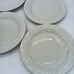Vtg Tabletops Unlimited Fruit De Blanc Embossed Set Of Nine 7.5 Salad Plates