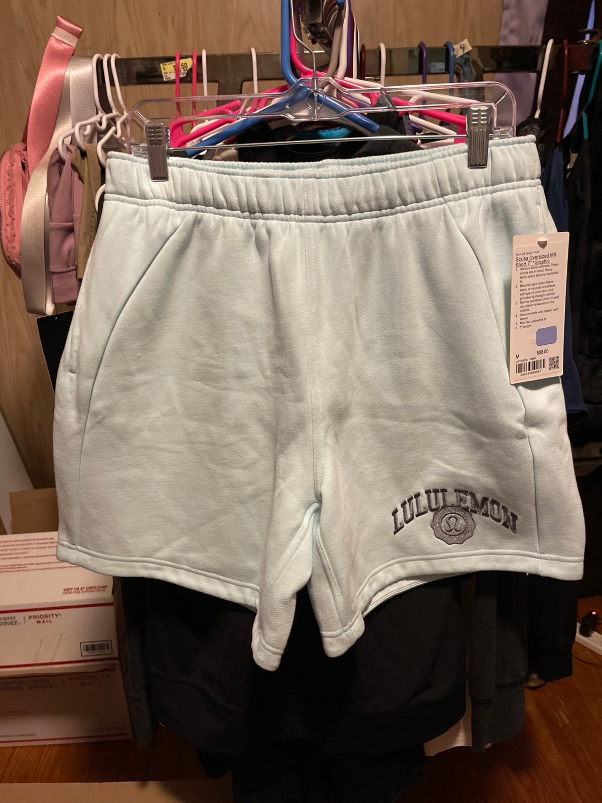 Nwt lululemon scuba shorts