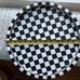 15” Round Checkered Tray