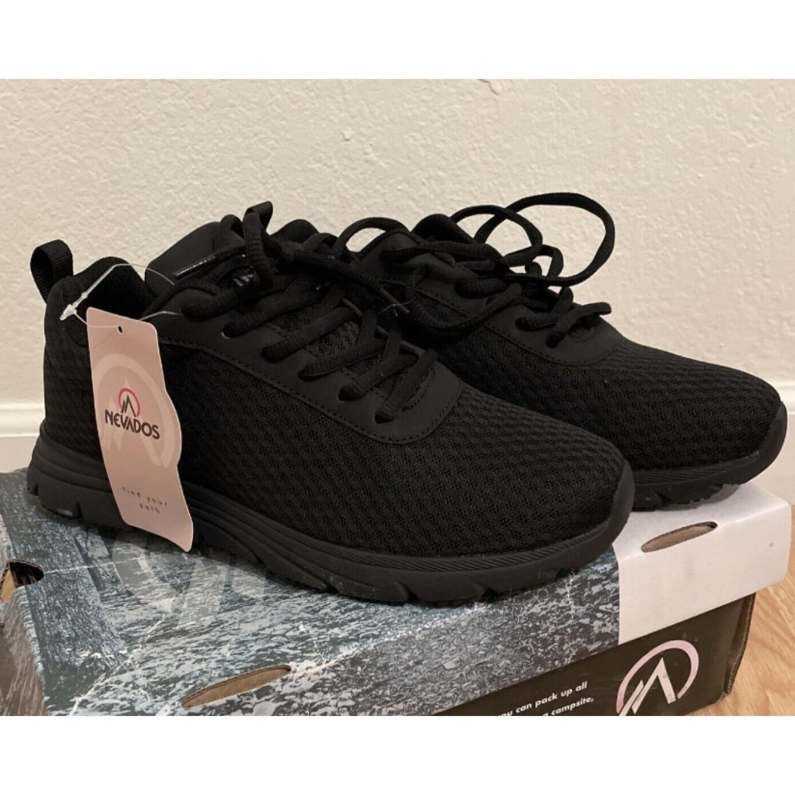 NEW w/ Box Nevados Dillon Men’s 7.5 Slip Resistant Mesh Work Shoes All Black