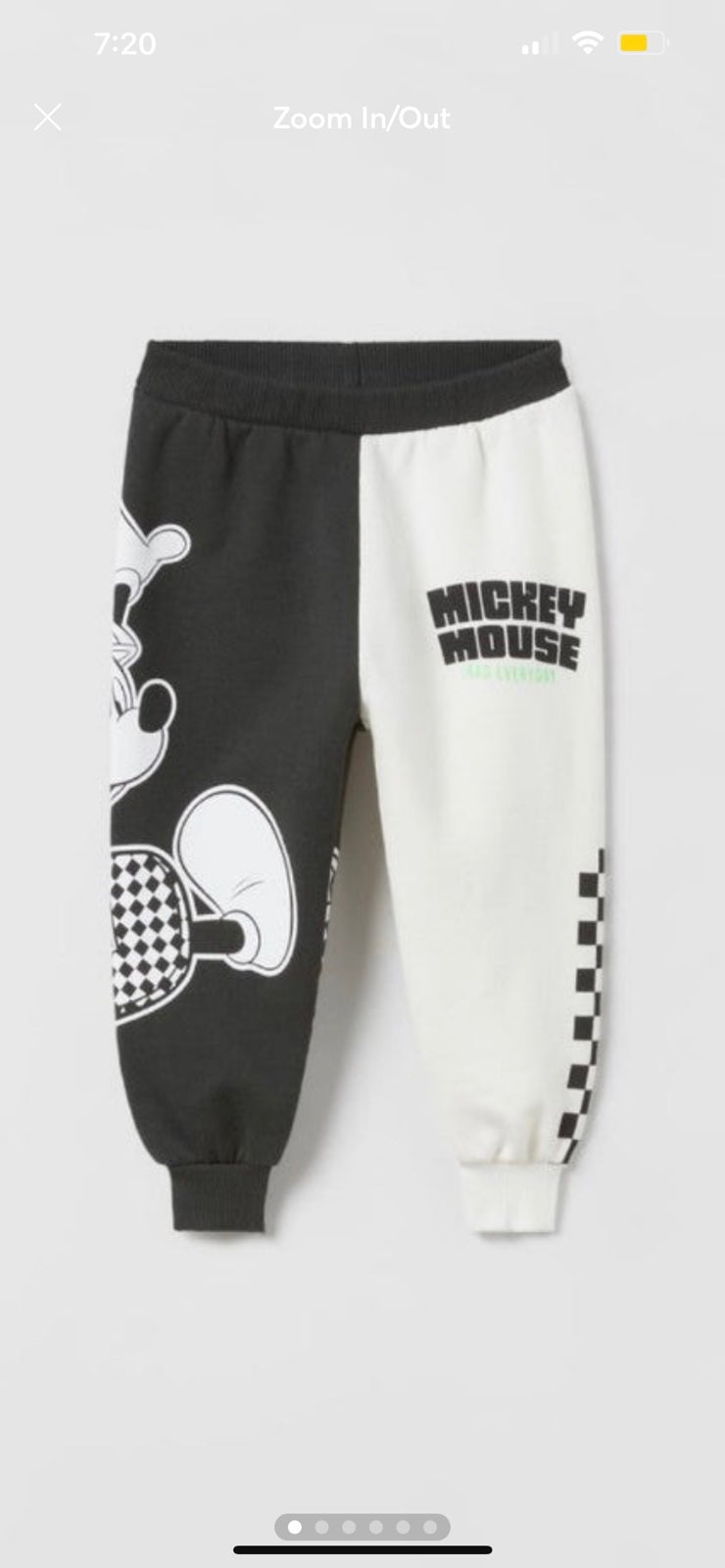 zara new disney sweatpants sz18-24 m