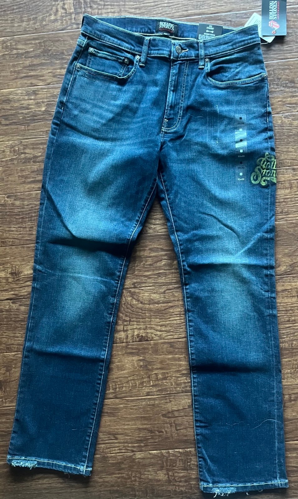 Brand New With Tags Unworn Rolling Stones Lucky Brand Jeans MSRP 149.99 32X32