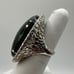 MONSTER 34x22mm Faceted Labradorite in stamped India 925 ring!
