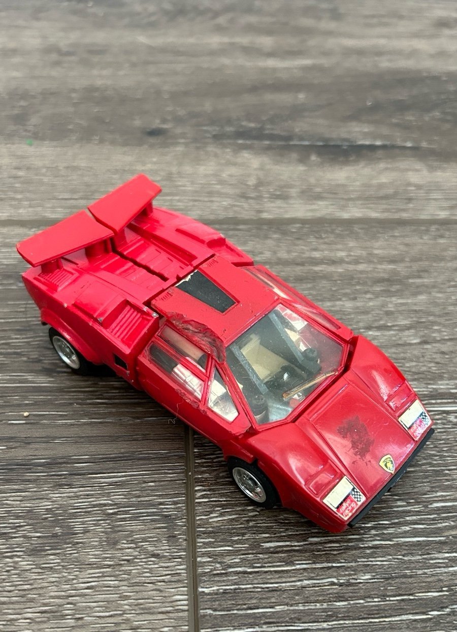 Vintage 1980 - 1982 Transformers G1 SIDESWIPE LAMBORGHINI Autobot Hasbro Takara