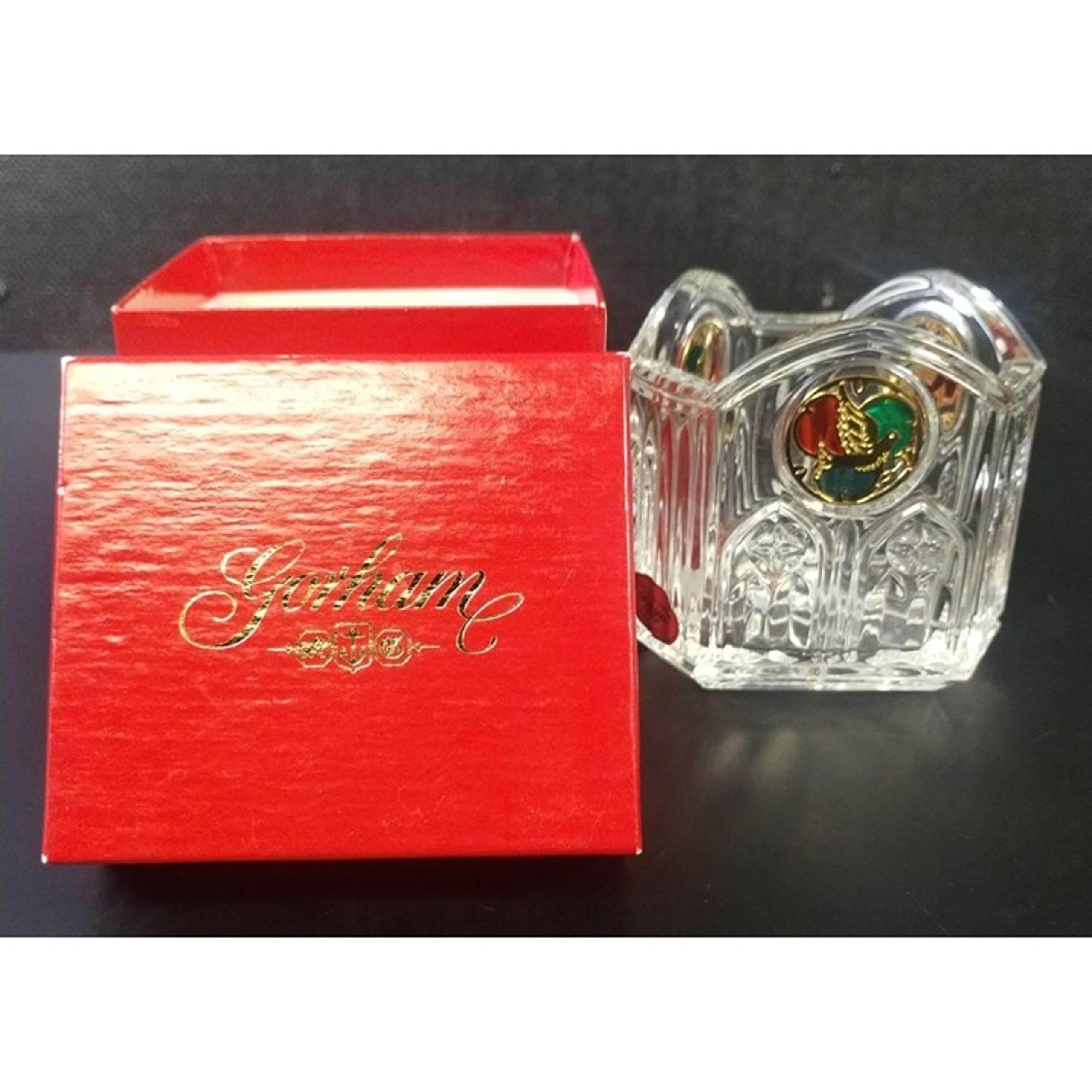 Vintage Gorham Crystal 3" Candle Holder SKU 2460