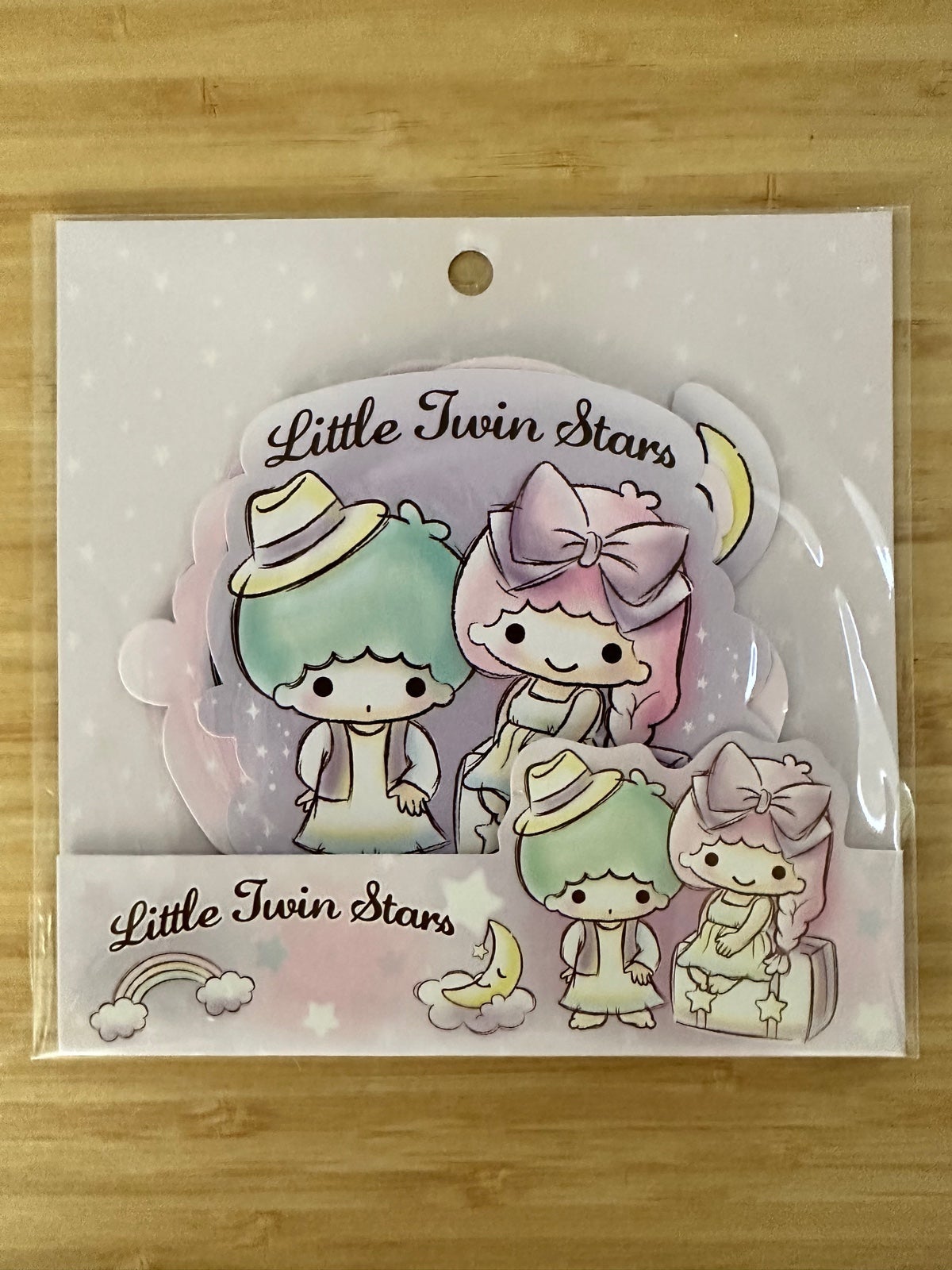 Little Twin Stars Xtra large Travel Stickers 4 in a package Little Twin Stars Xtra large Travel Stickers 4 in a package