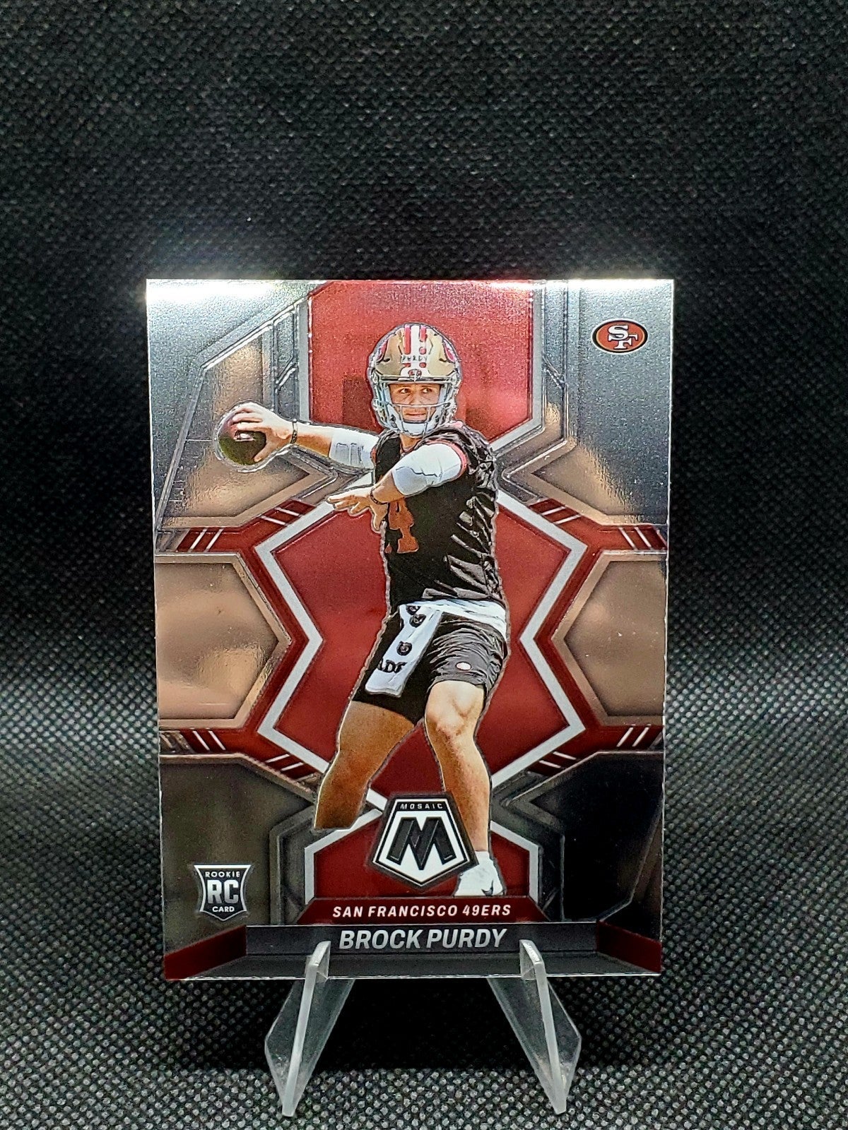 Brock Purdy San Francisco 49ers 2022 Panini Mosaic Football Rookie Card RC