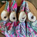 Set of 4 oyster shell napkins rings handmade NEW