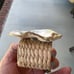 Set of 4 oyster shell napkins rings handmade NEW