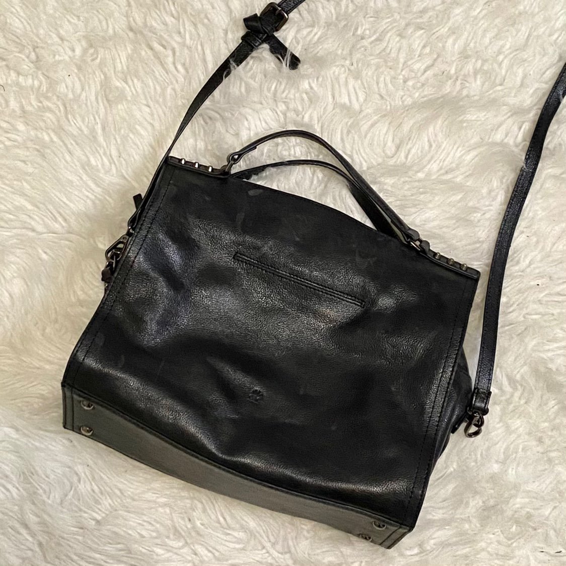c&c california leather satchel
