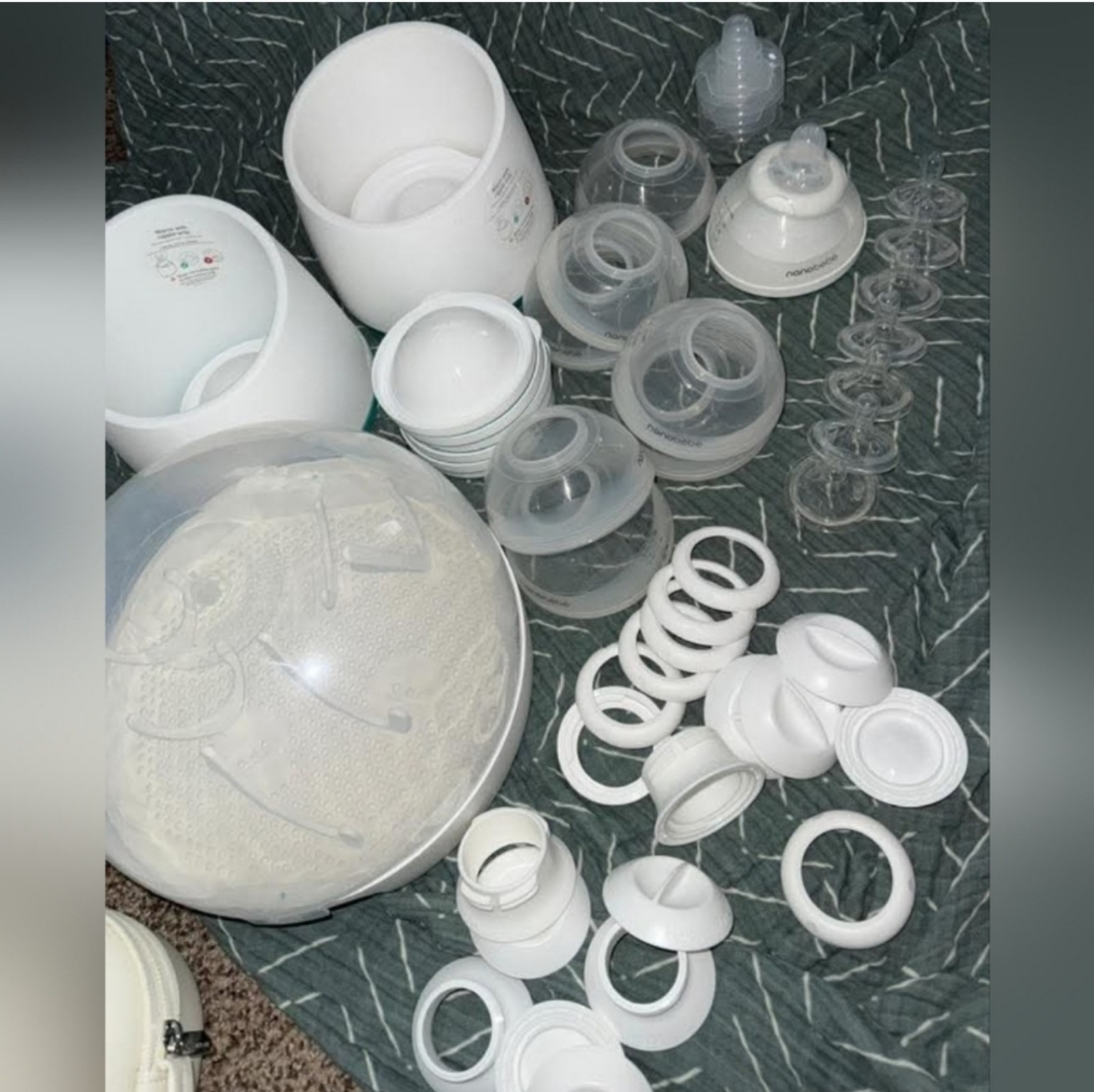 Nanobebe Microwave Steamer And Two Starter Kits With Bottles NWOB!