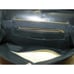 I. Magnin by Anna Reich Purse Vintage Black Suede Gold Detail