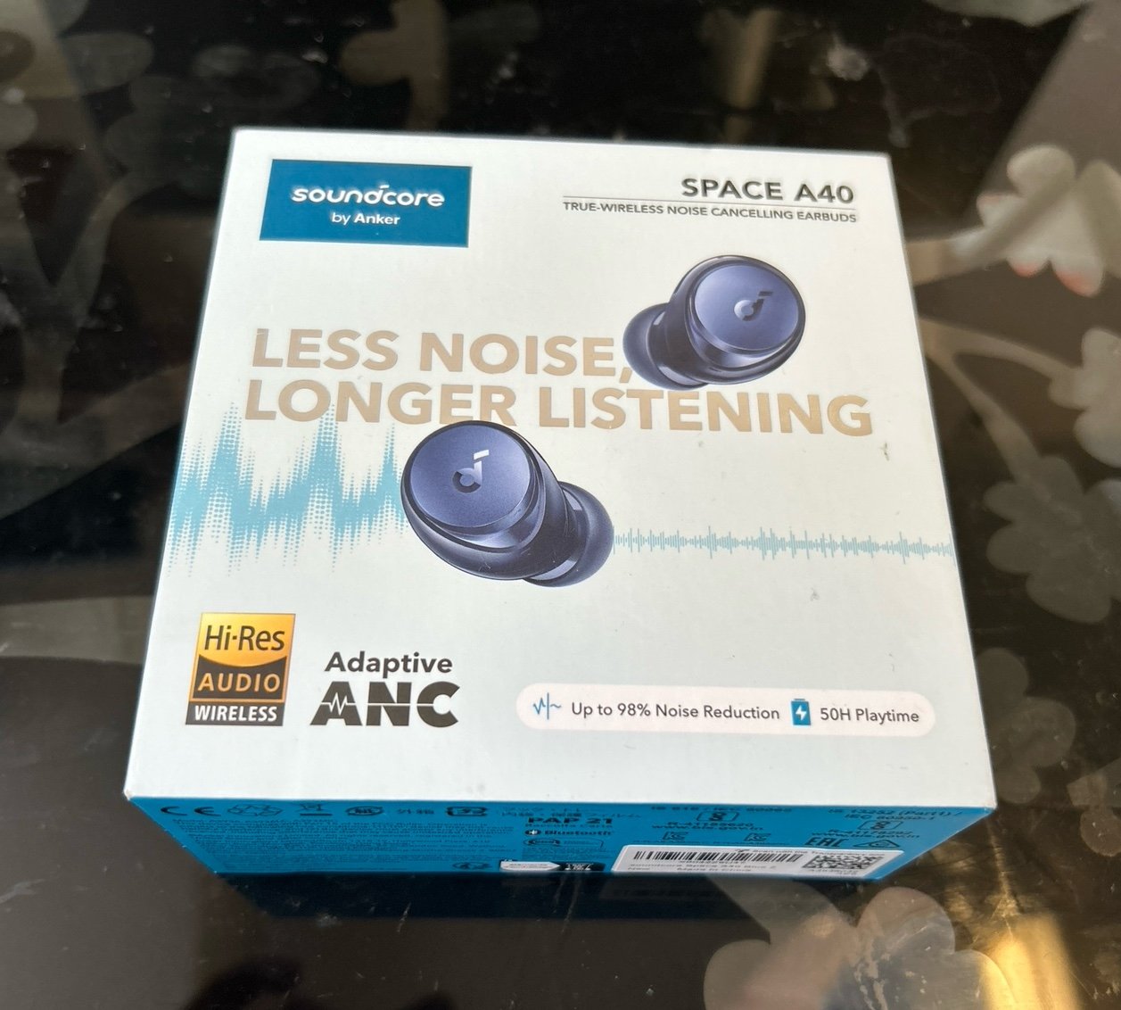Soundcore by Anker Space A40 Earbuds, Blue 2