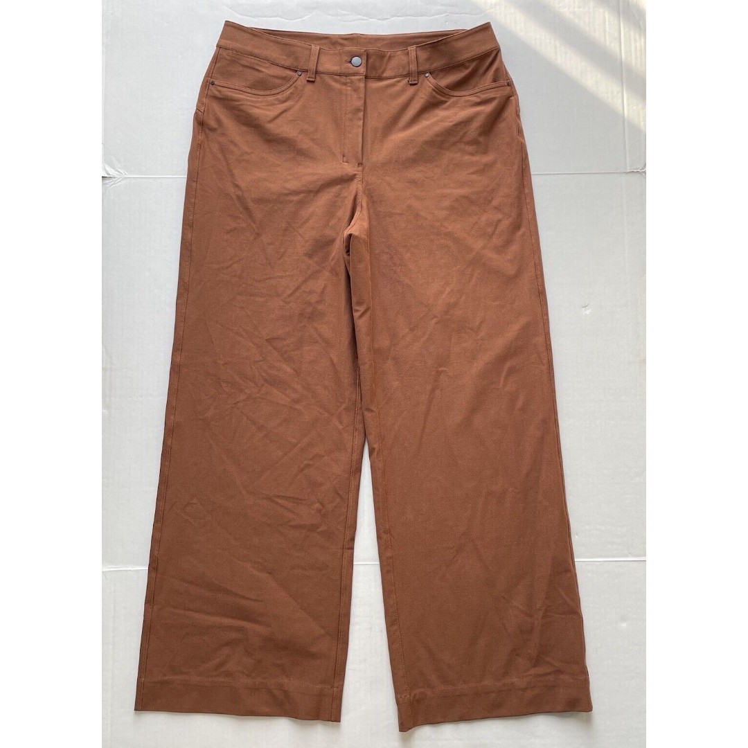 Lululemon City Sleek 5 Pocket High Rise Wide Leg Pants Utilitech Womens Size 32