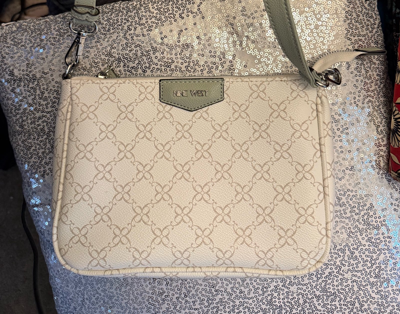 Nine West Mint Green Tote Bag