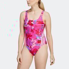 ADIDAS STRIPES FLORAL WOMEN'S SWIMSUIT IB5995 Size - 12