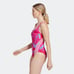 ADIDAS STRIPES FLORAL WOMEN'S SWIMSUIT IB5995 Size - 12