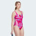 ADIDAS STRIPES FLORAL WOMEN'S SWIMSUIT IB5995 Size - 12