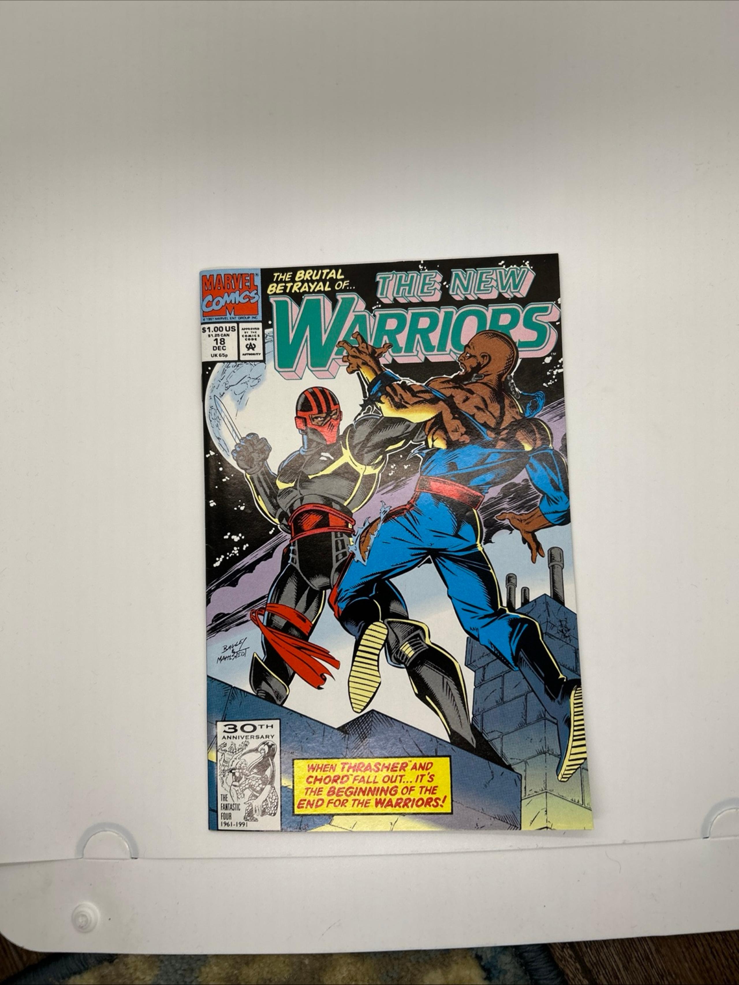 New Warriors #18 Vol. 1 1991 Marvel Comics